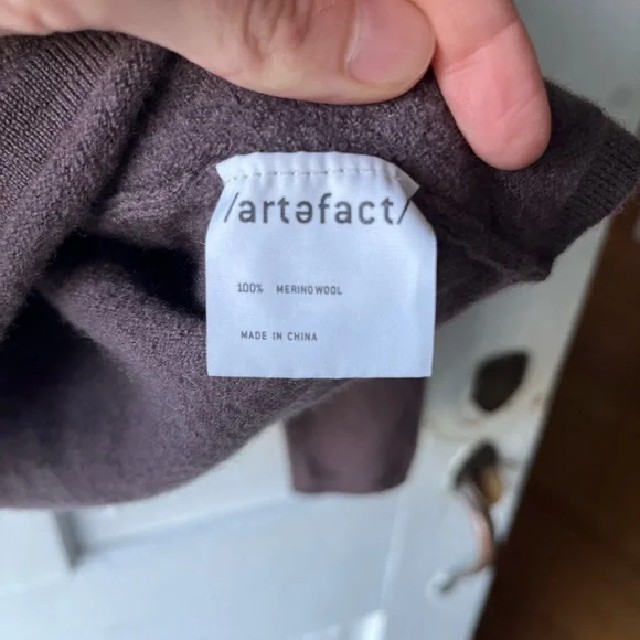 Artefact Lilac Sweater Merino Wool - Picture 3 of 5